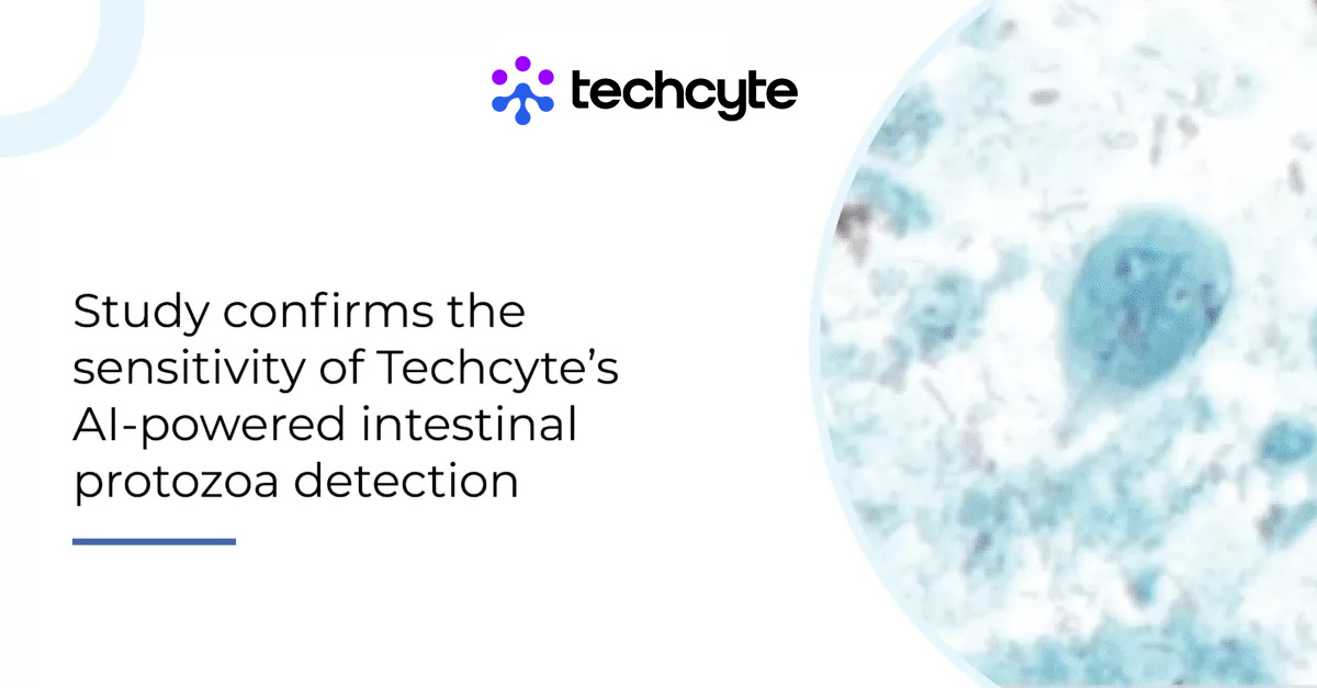 study confirms the sensitivity of Techcyte's ai-powered intestinal protozoa detection