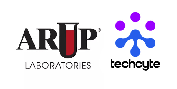 Techcyte and ARUP laboratories logos